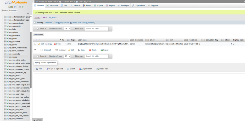تغییر رمز وردپرس از طریق phpMyAdmin هاست 4 مراحل تغییر رمز وردپرس از طریق phpMyAdmin در هاست