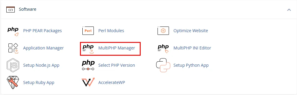 آموزش تغییر نسخه PHP در هاست cPanel و DirectAdmin 2 آموزش تغییر نسخه php در سی پنل