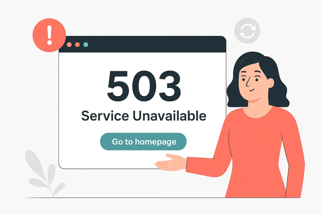 ایندکس نشدن سایت در گوگل؛ دلایل و راه حل ها 6 خطای 503 سرور